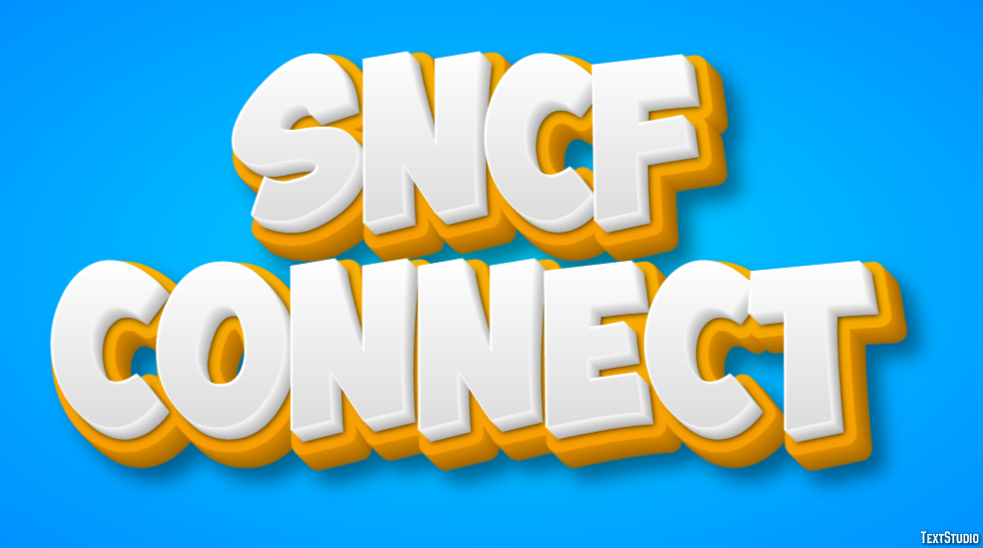 Sncf Connect Efekt tekstowy