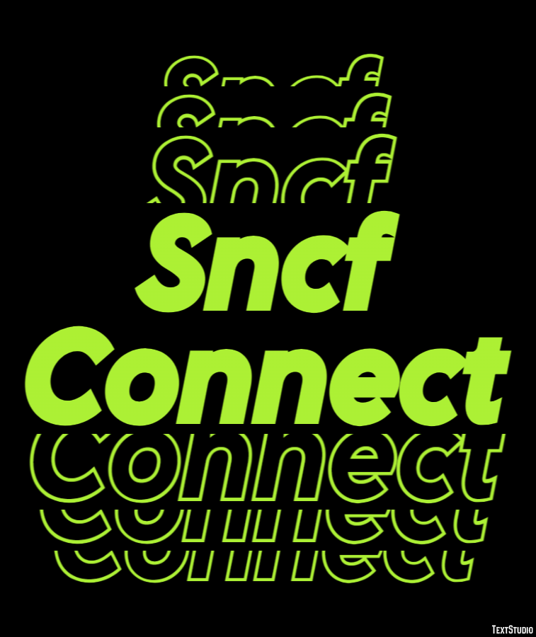 Sncf Connect Efekt tekstowy