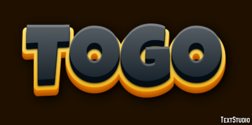 Togo Texteffekt