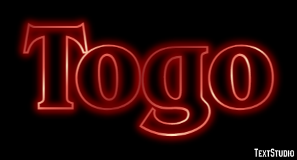 Togo Texteffekt