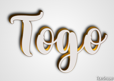 Togo Texteffekt