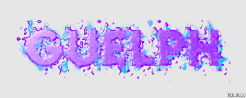 Guelph Tekst Effect