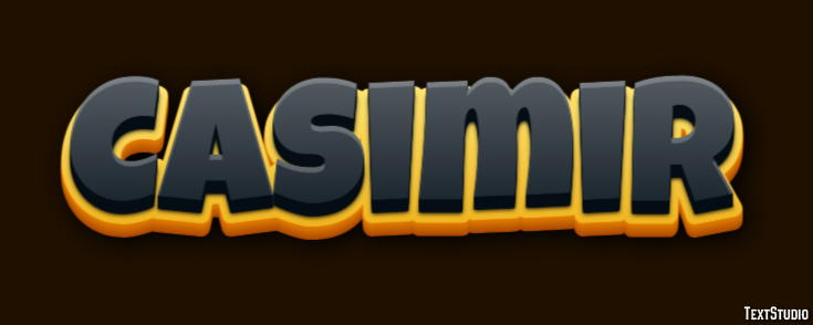 Casimir Text Effect