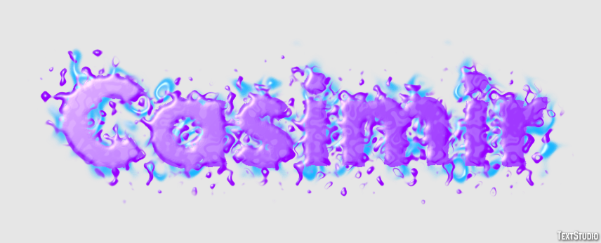Casimir Text Effect