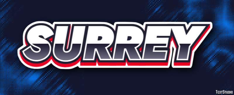 Surrey Effetto testo