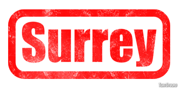 Surrey Effetto testo