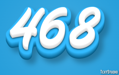 468 Text Effect