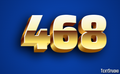 468 Text Effect