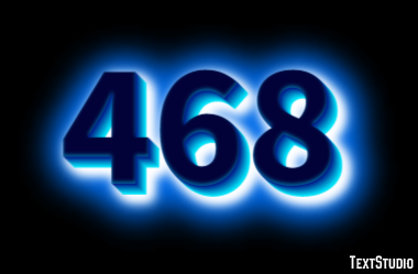 468 Text Effect