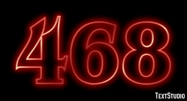 468 Text Effect