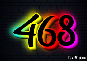 468 Text Effect
