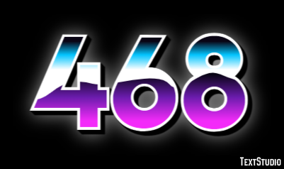 468 Text Effect