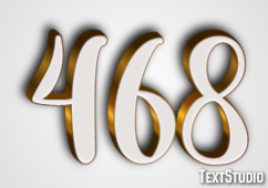 468 Text Effect