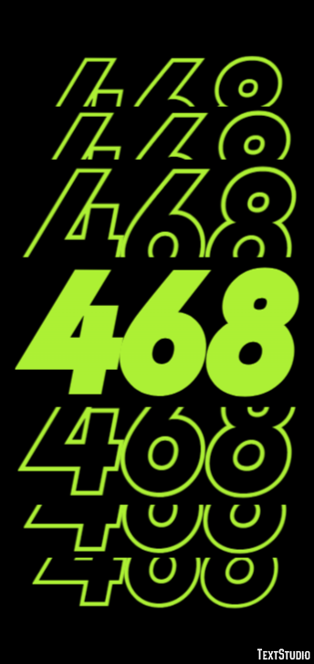468 Text Effect