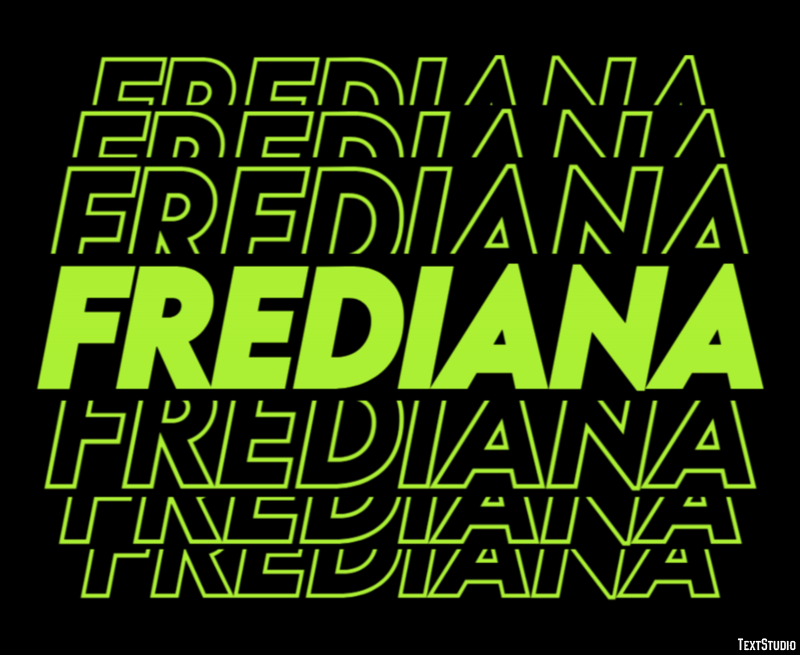 Frediana Effetto testo