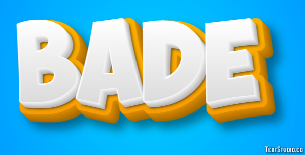 Bade Text Effect