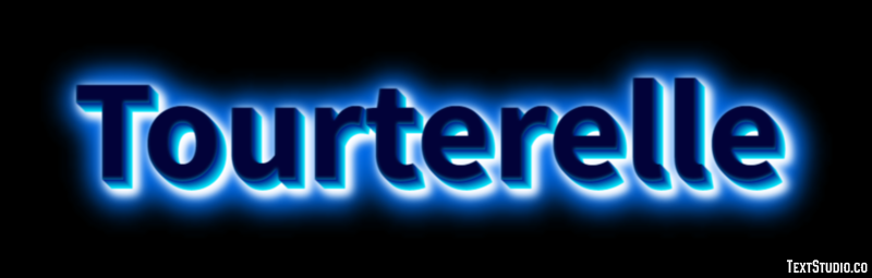 Tourterelle Effet de texte