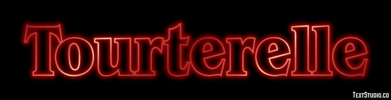 Tourterelle Effet de texte