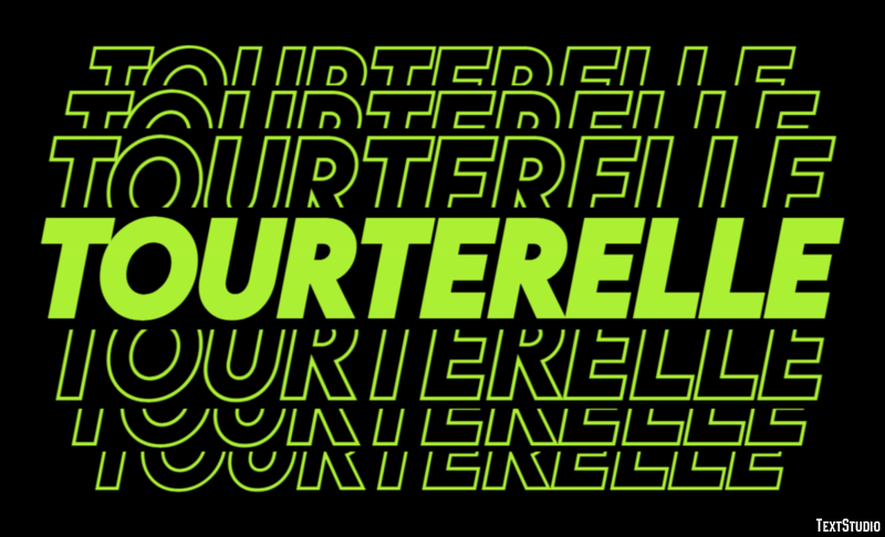 Tourterelle Effet de texte