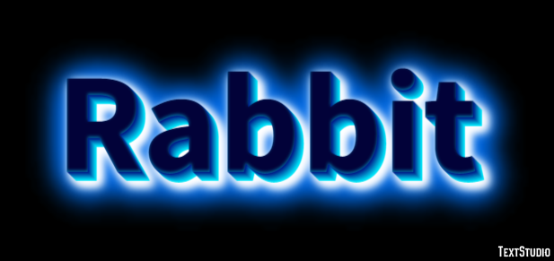 Rabbit Text effect