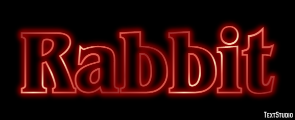 Rabbit Text effect