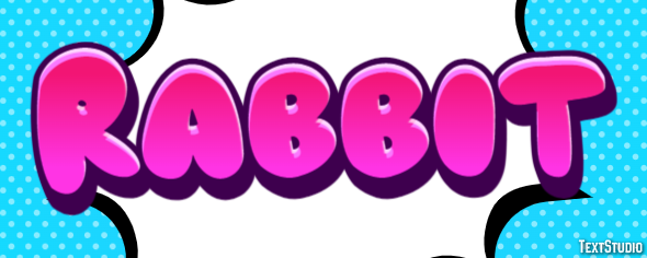 Rabbit Text effect