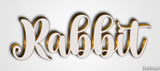 Rabbit Text effect