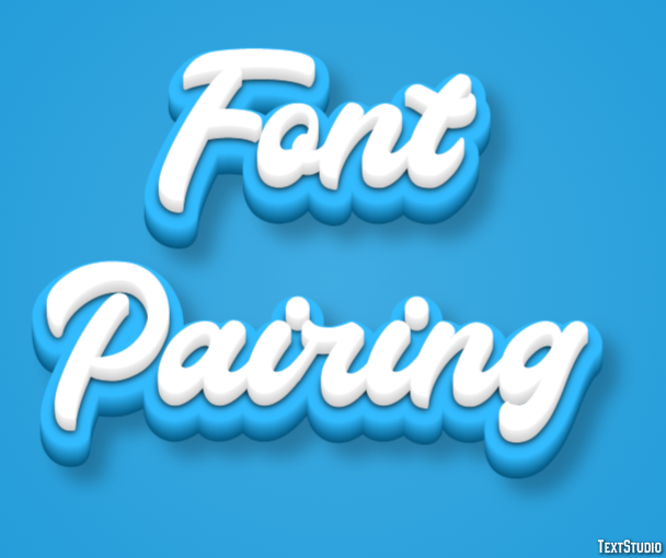 Font Pairing Text Effect