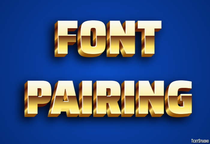 Font Pairing Text Effect