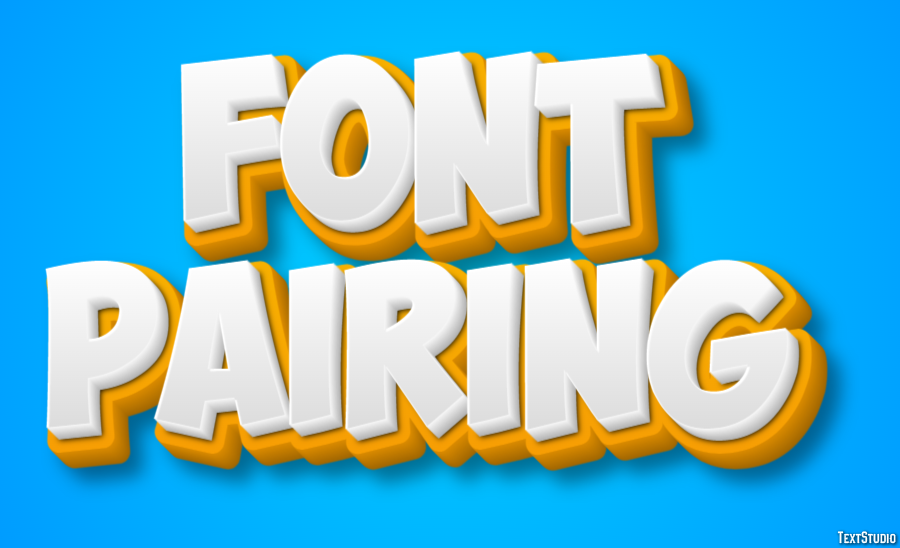 Font Pairing Text Effect