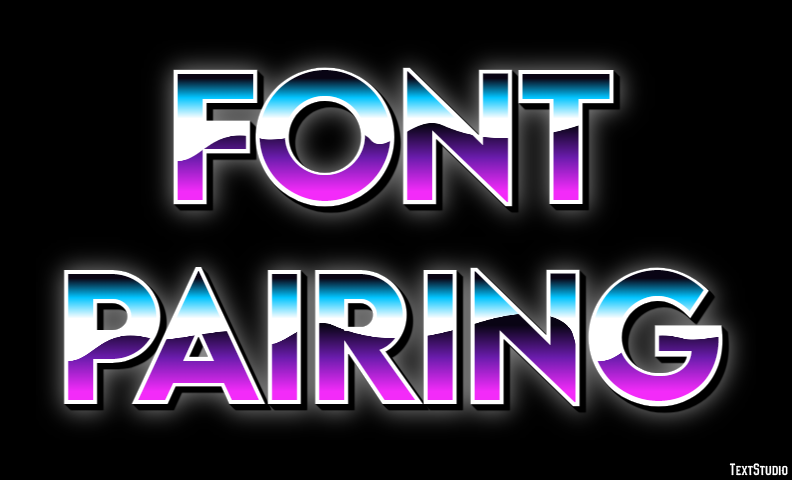 Font Pairing Text Effect