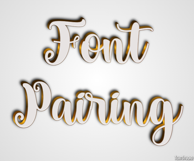 Font Pairing Text Effect