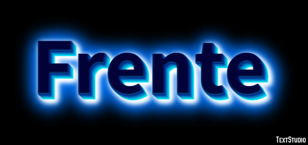 Frente Efecto de Texto