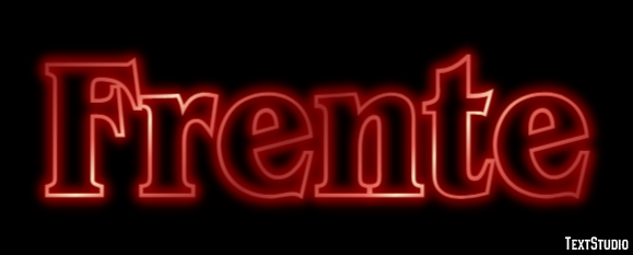 Frente Tekst Effect
