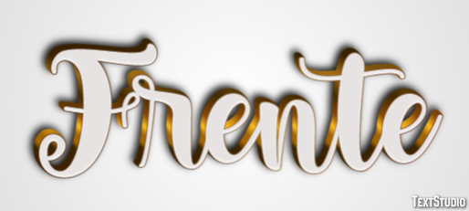 Frente Efecto de Texto