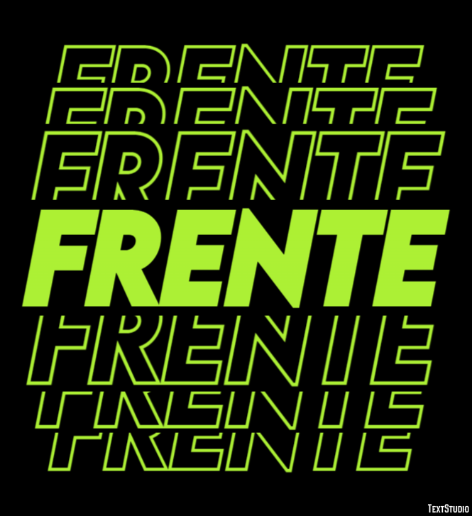 Frente Texteffekt