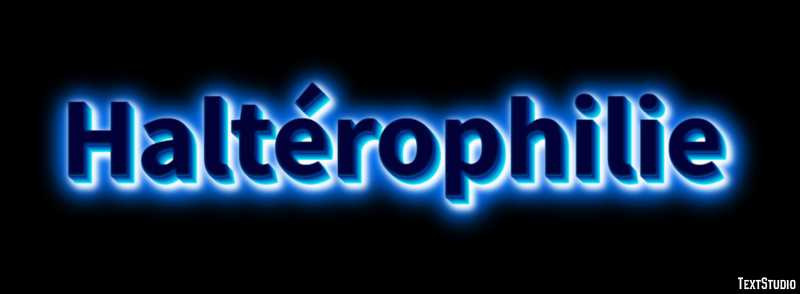 Haltérophilie Texteffekt