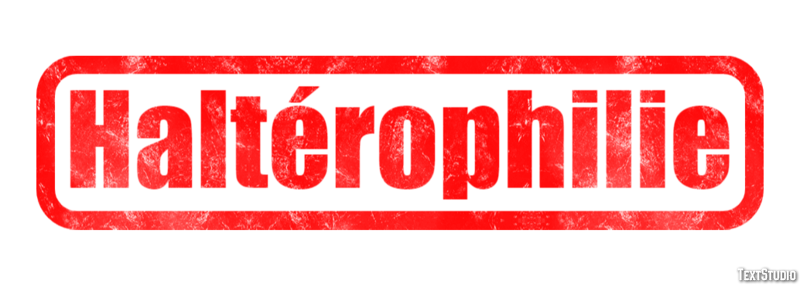 Haltérophilie Texteffekt