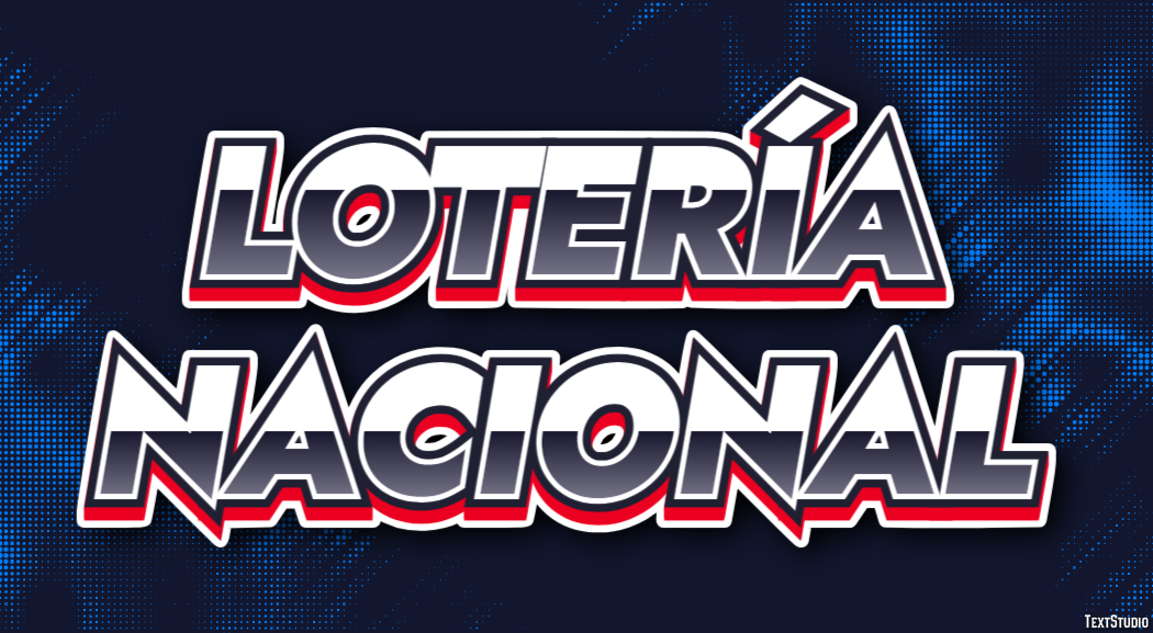 Lotería Nacional Efeito de texto