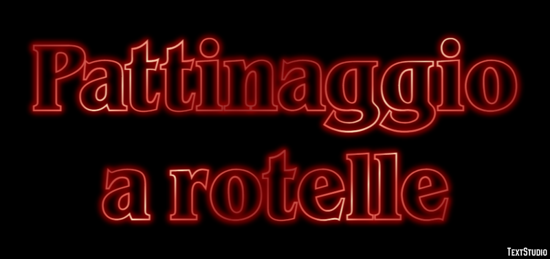 Pattinaggio a rotelle Effetto testo
