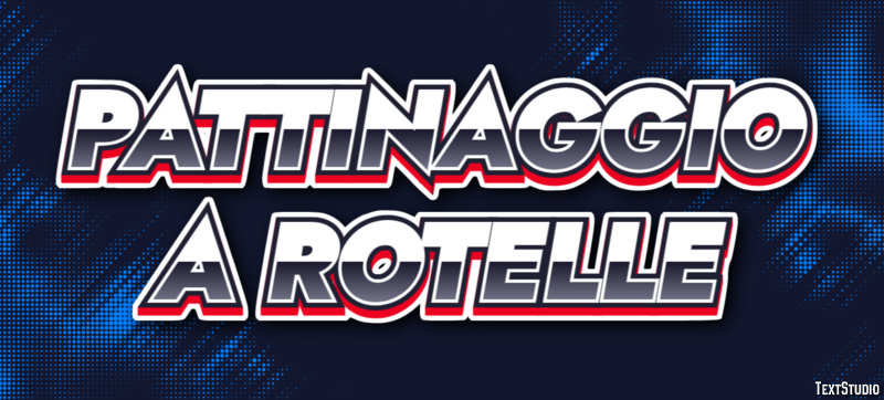 Pattinaggio a rotelle Effetto testo