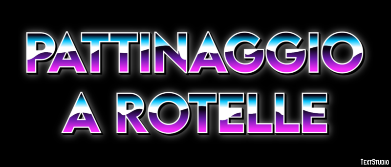 Pattinaggio a rotelle Effetto testo