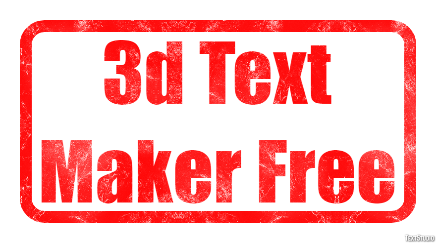 3d Text Maker Free Text effect