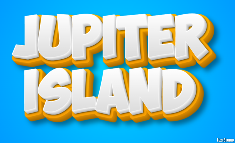 Jupiter Island Effetto testo