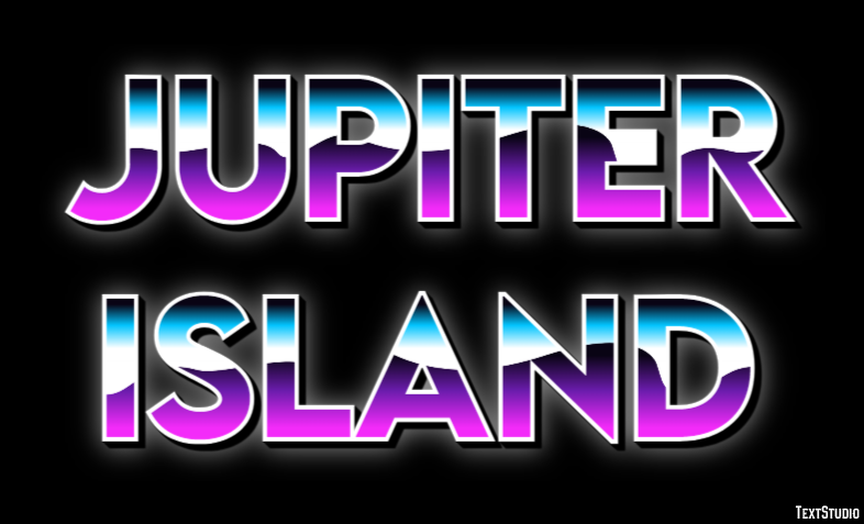 Jupiter Island Efekt tekstowy