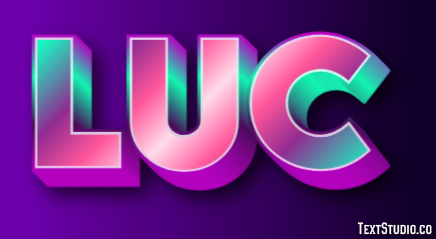 Luc Text Effect
