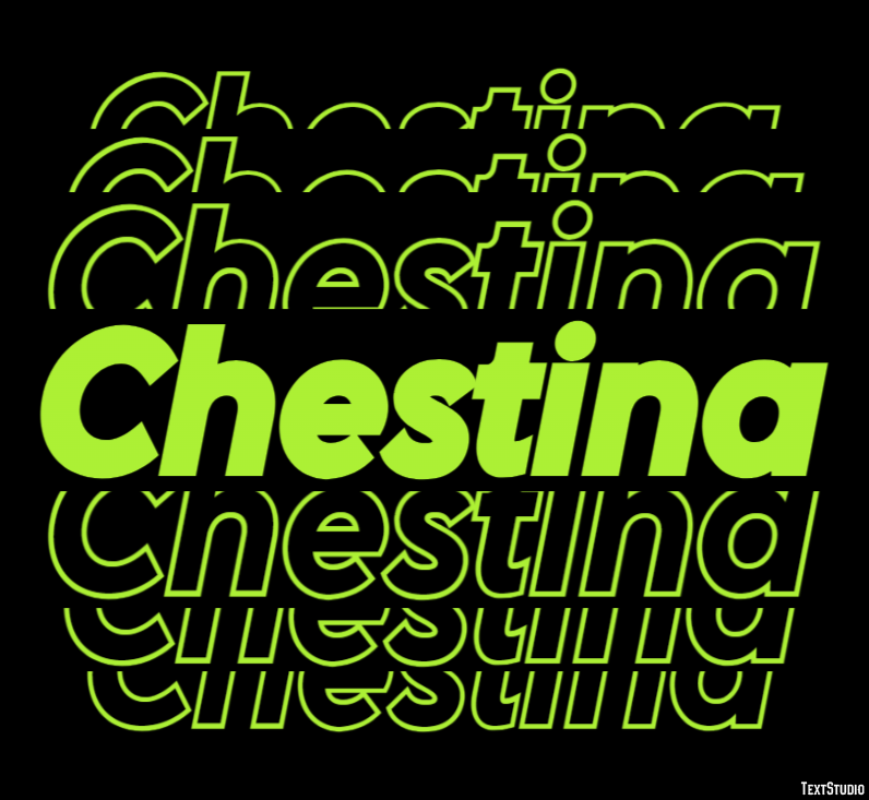 Chestina Text Effect
