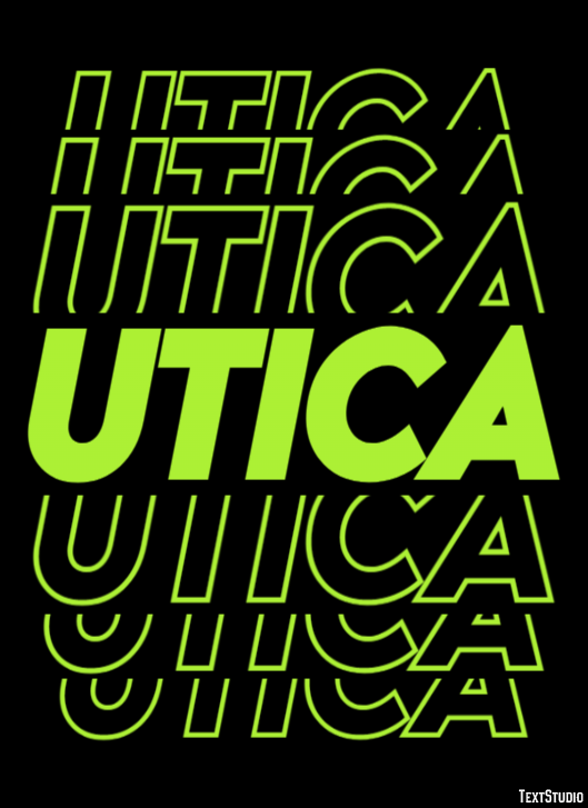 Utica Efekt tekstowy