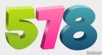 578 テキスト効果
