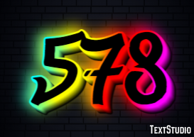 578 テキスト効果